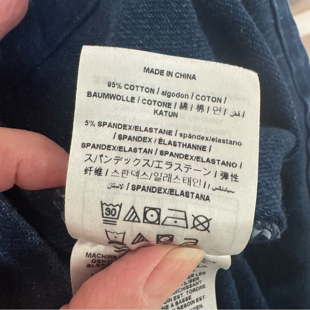 GUESS Denim Shirt Dress Small Cap Sleeve Button Front S/P - Picture 5 of 7